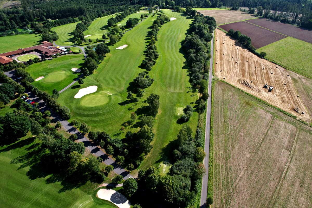 Kurhessischer Golfclub Bahn 6 (Bahn 9 links)