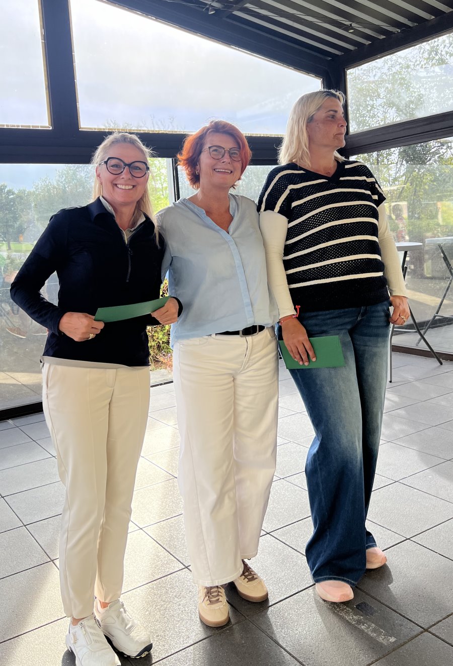 Nettowertung Damen: Ivonne Bein (1.), Alexandra Dyroff (2.), Myriam Riemann (3)